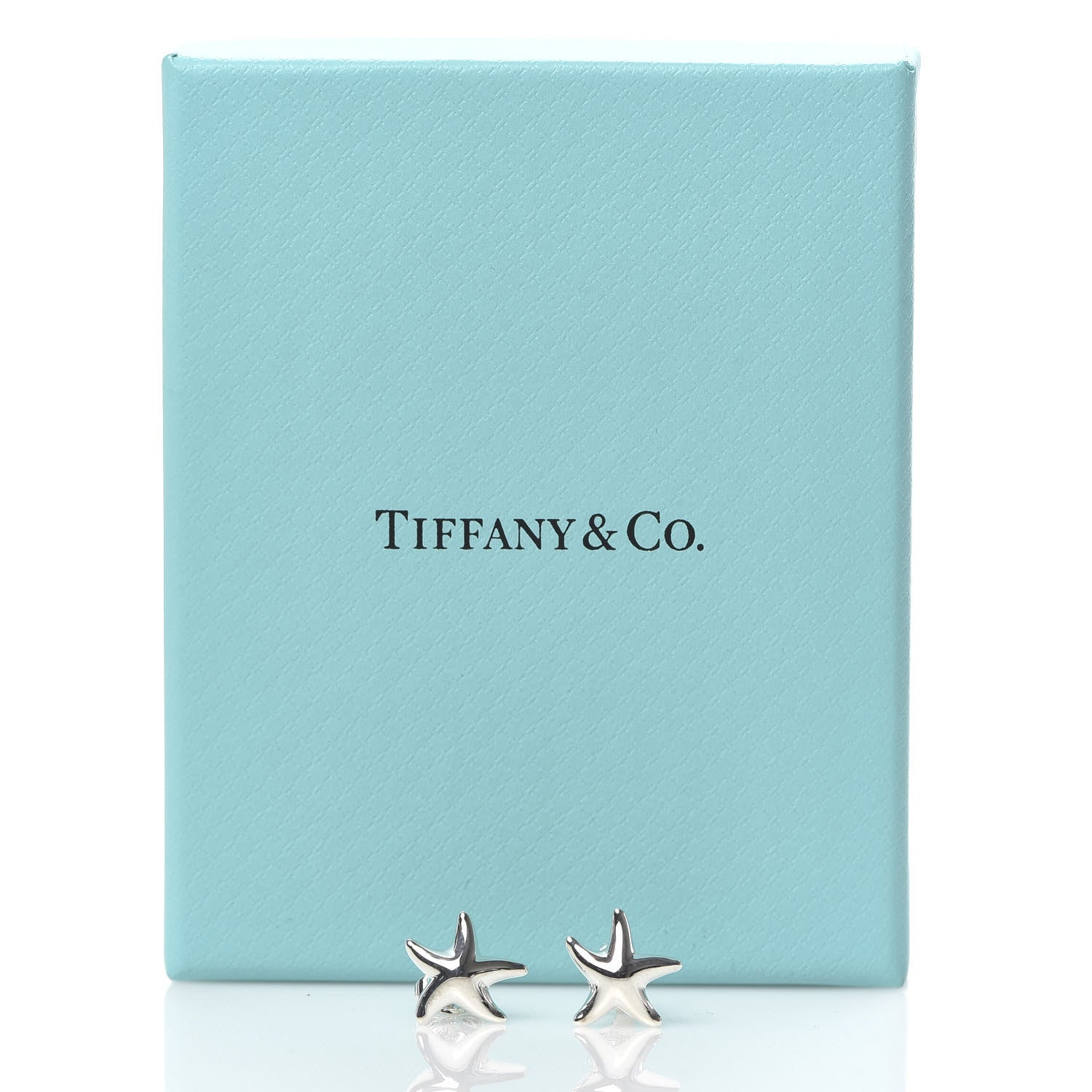 Tiffany Sterling Silver 12mm Elsa Peretti Starfish Earrings 6 of 6