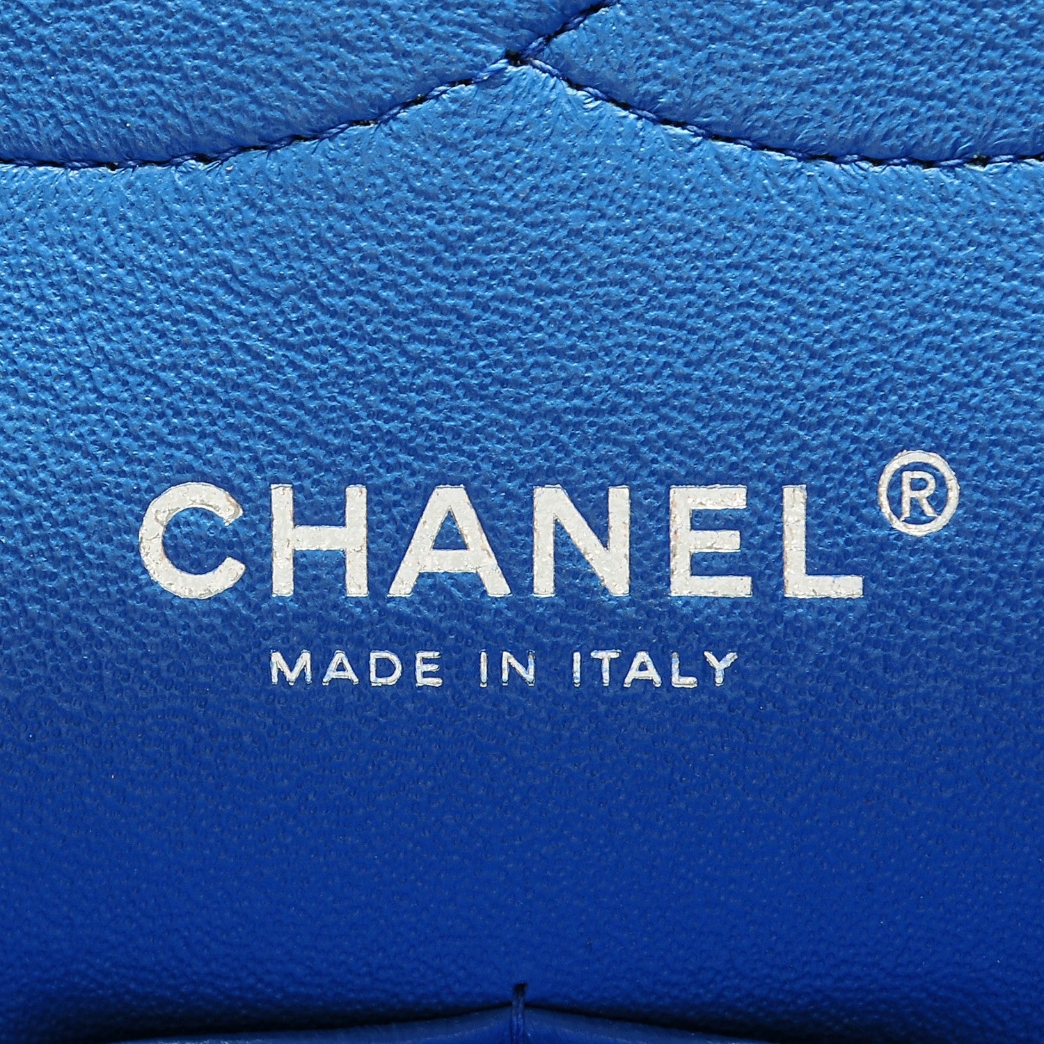 Chanel Caviar Quilted Jumbo Double Flap Blue 6 of 7