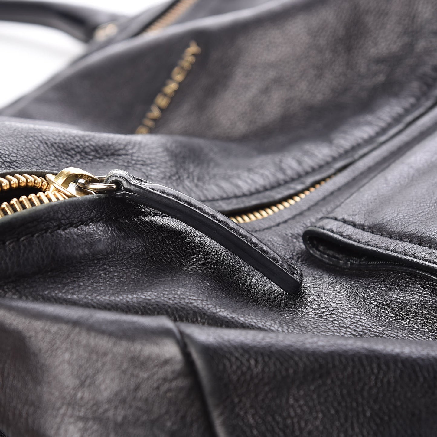 Sugar Goatskin Large Pandora Black