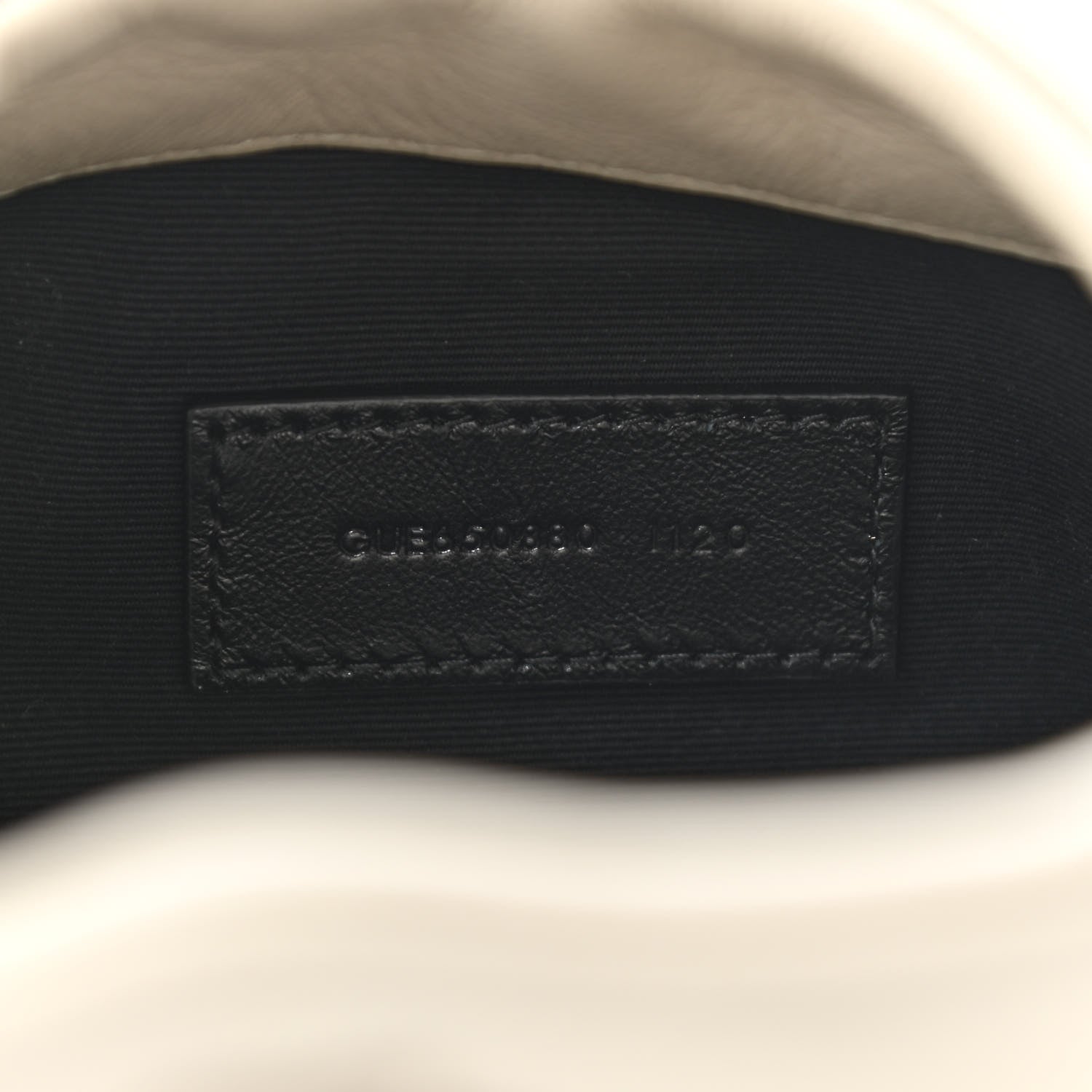 Saint Laurent Lambskin Monogram Loulou Puffer Pouch Clutch Crema Soft 8 of 10