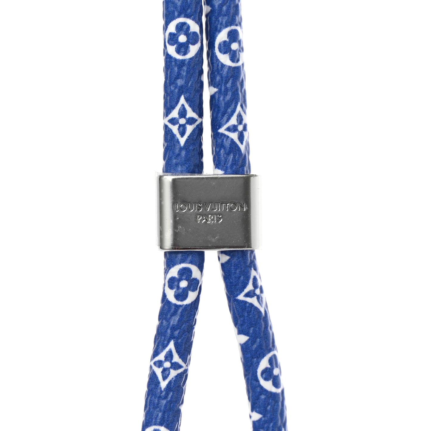 Monogram Silicone Louise Phone Holder Blue