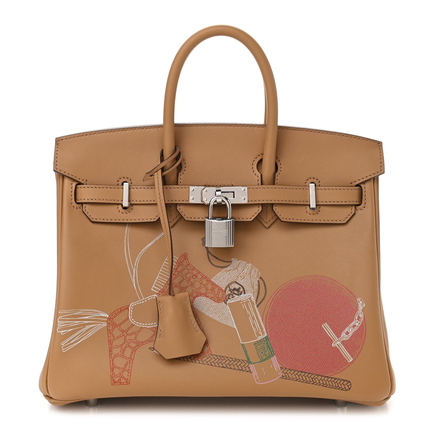 Hermes Swift In & Out Birkin 25 Biscuit 1 of 12