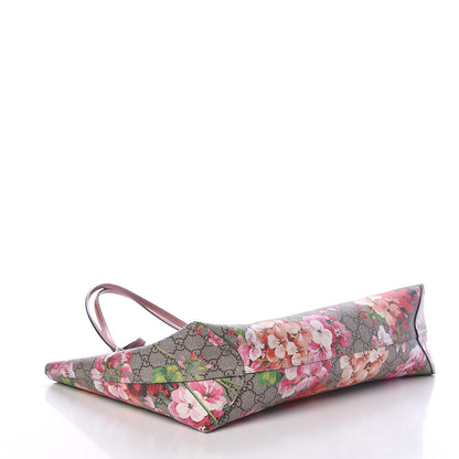Gucci GG Supreme Monogram Blooms Medium Reversible Tote Beige Multicolor Dry Rose 7 of 16