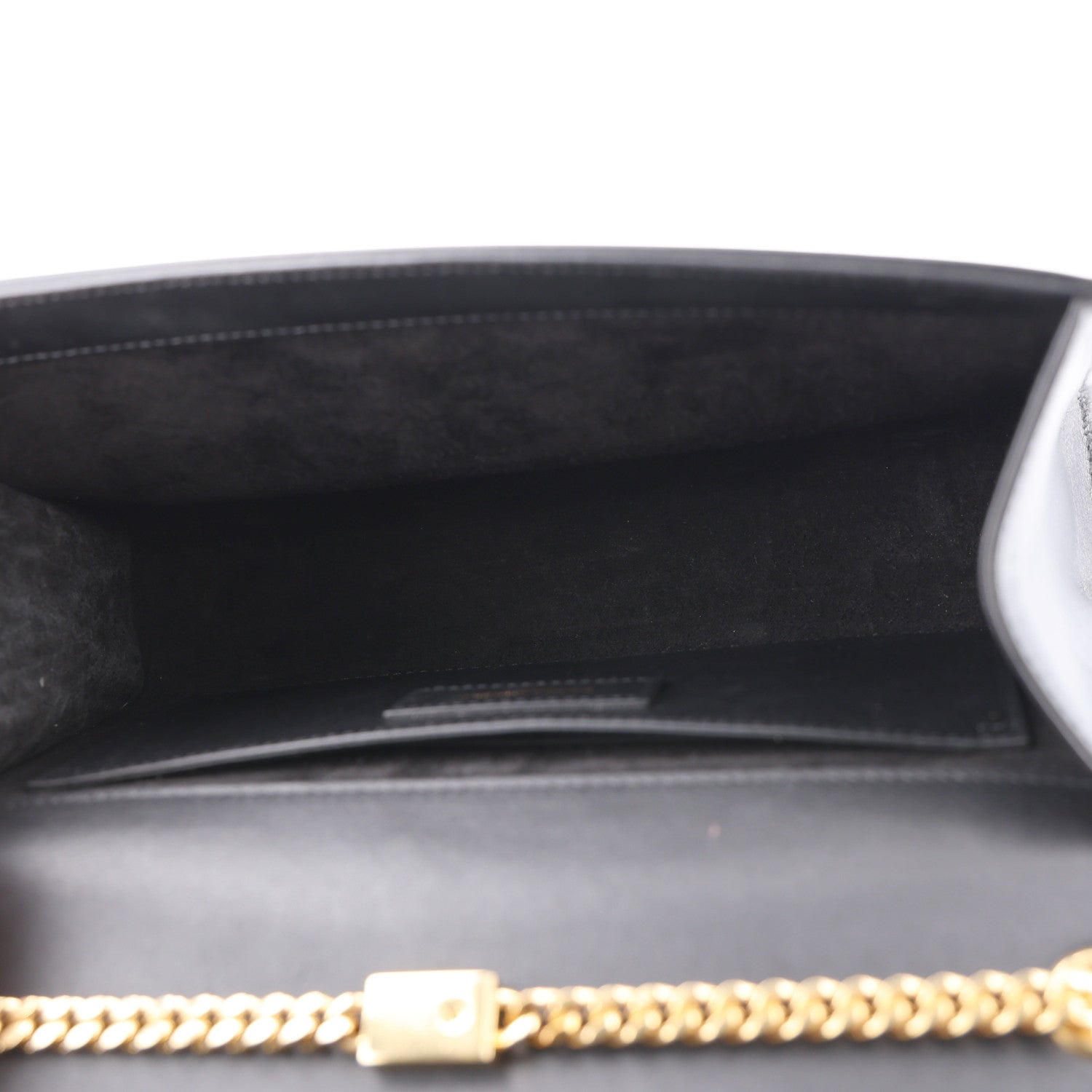 Saint Laurent Smooth Calfskin Medium Classic Monogram Kate Tassel Satchel Black 5 of 11