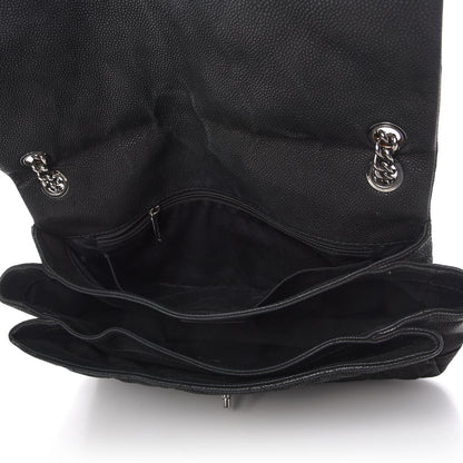 Chanel Iridescent Caviar Quilted Medium Lady Pearly Flap Black 5 of 15