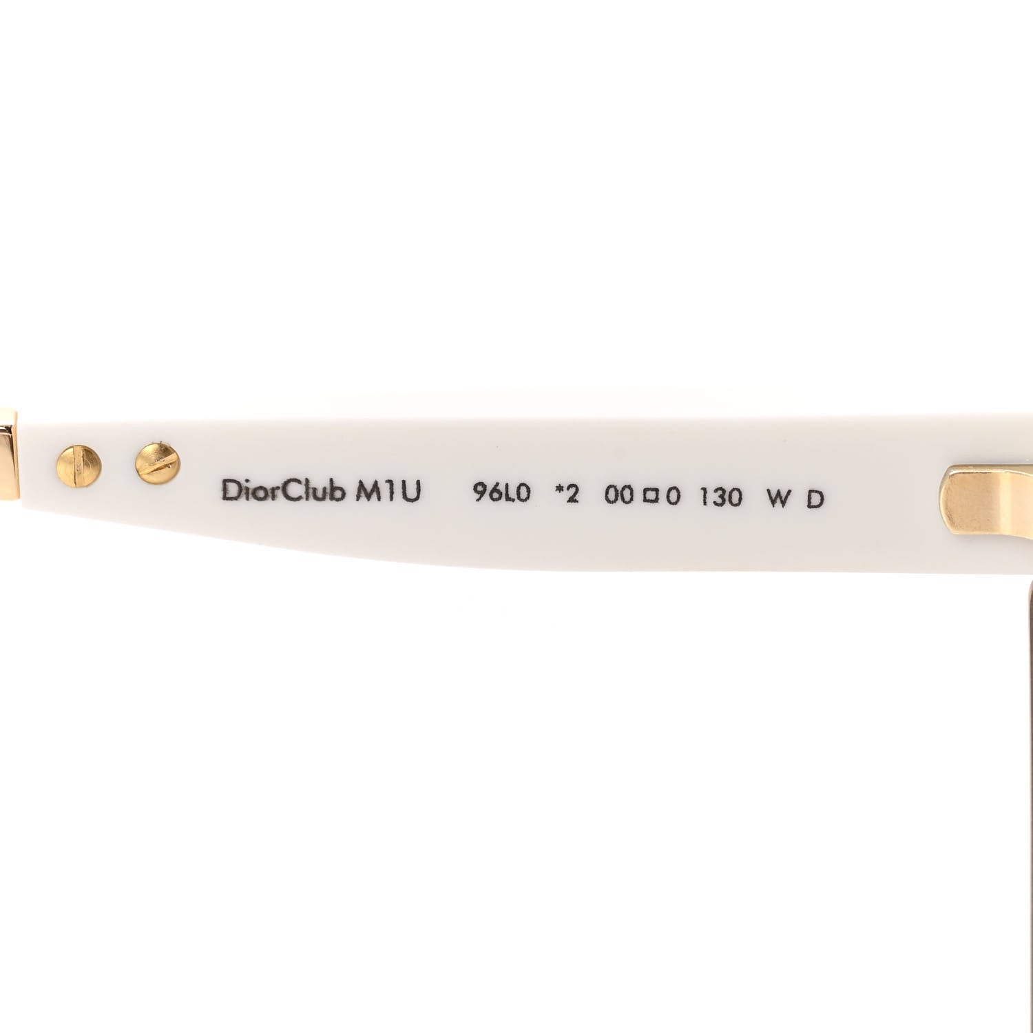 Christian Dior Diorclub M1U Mask Sunglasses White 5 of 7