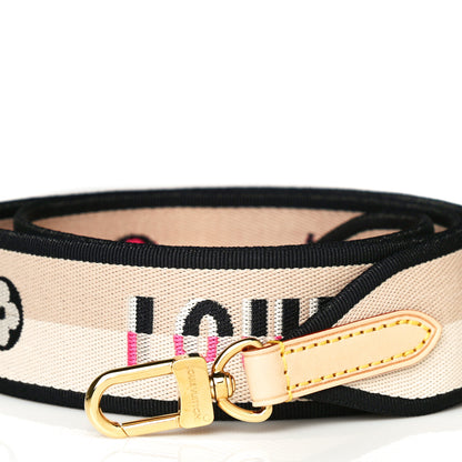 Louis Vuitton Jacquard Speedy Bandouliere 20 Shoulder Strap Black 2 of 5