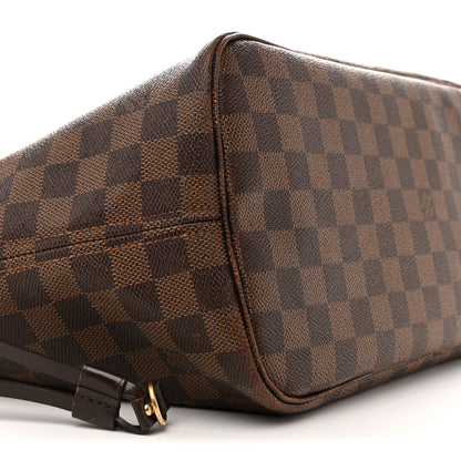 Louis Vuitton Damier Ebene Neo Neverfull MM Rose Ballerine 8 of 15