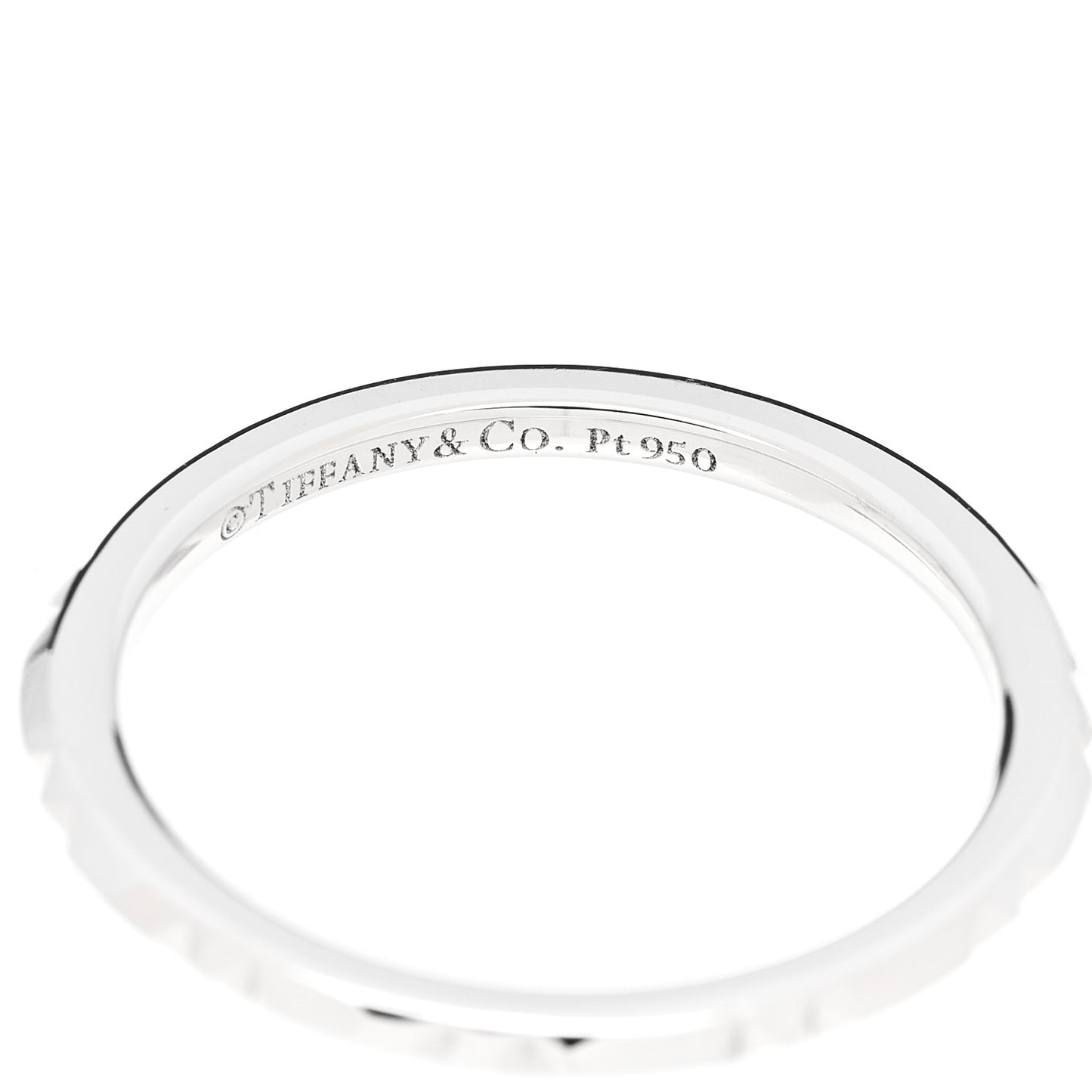 Platinum 1.5mm True Band Ring 51 5.75