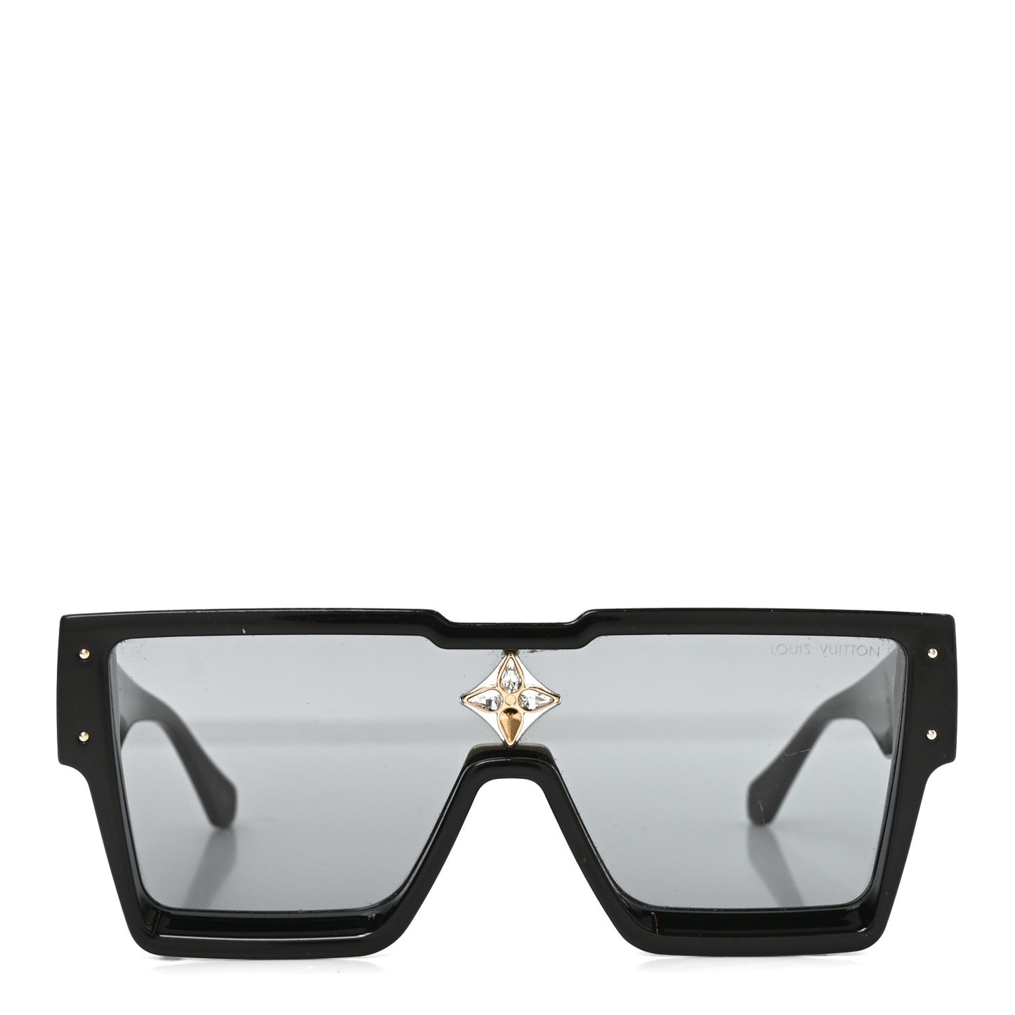Acetate Swarovski Crystal Cyclone Sunglasses Z1578E Black