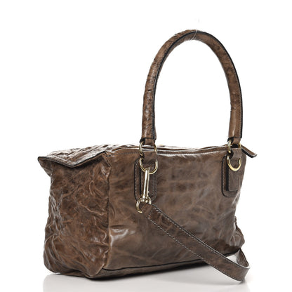 Givenchy Tumbled Sheepskin Small Pandora Charcoal 4 of 9