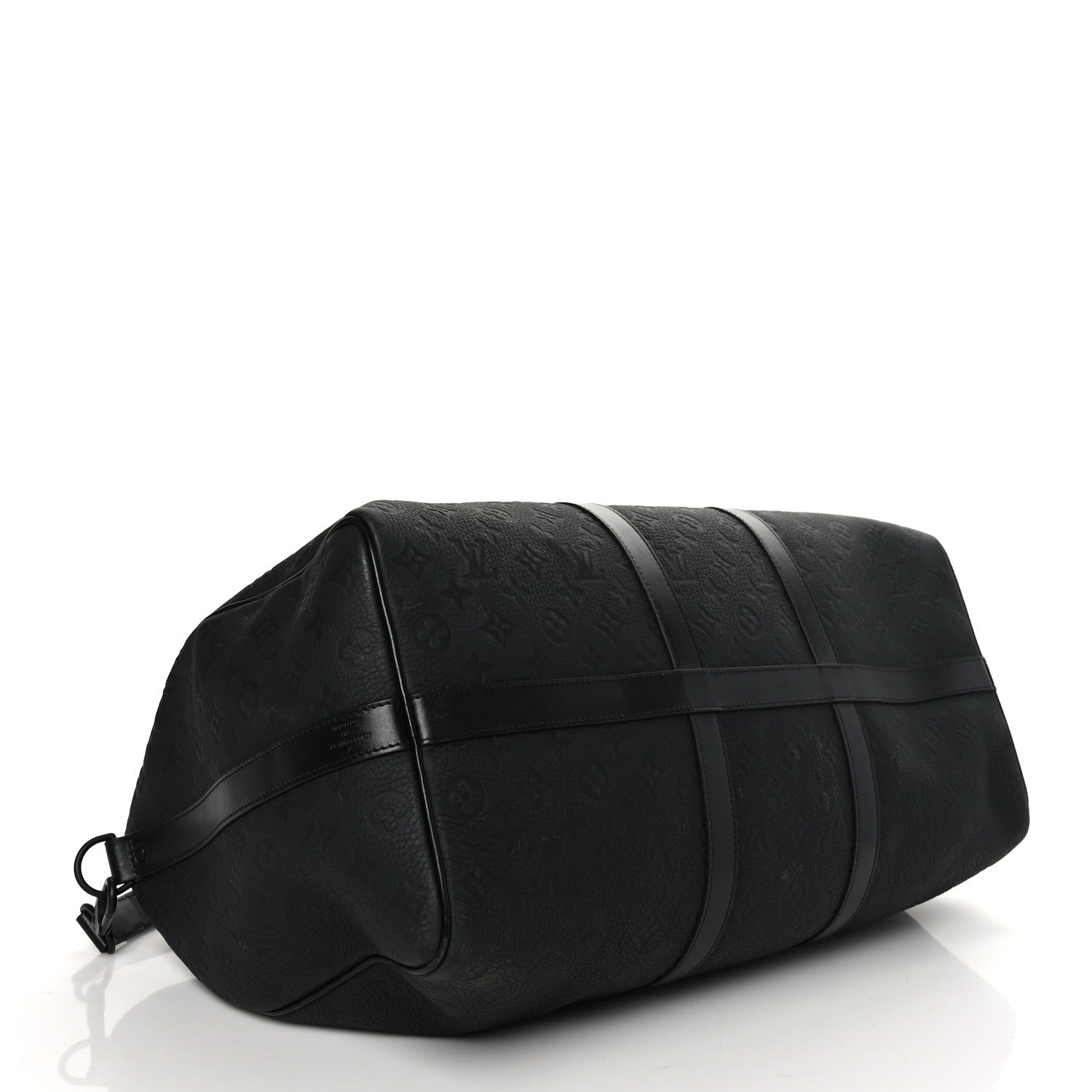 Louis Vuitton Taurillon Monogram Keepall Bandouliere 50 Black 4 of 11