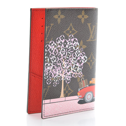 Louis Vuitton Monogram 2019 Christmas Animation Passport Cover Rouge 3 of 8