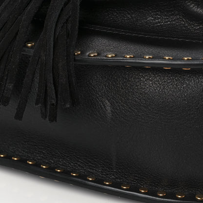 Chloe Calfskin Braided Medium Hudson Shoulder Bag Black 12 of 12