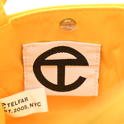 Telfar Vegan Leather Small Shopping Bag Yellow 6 of 10