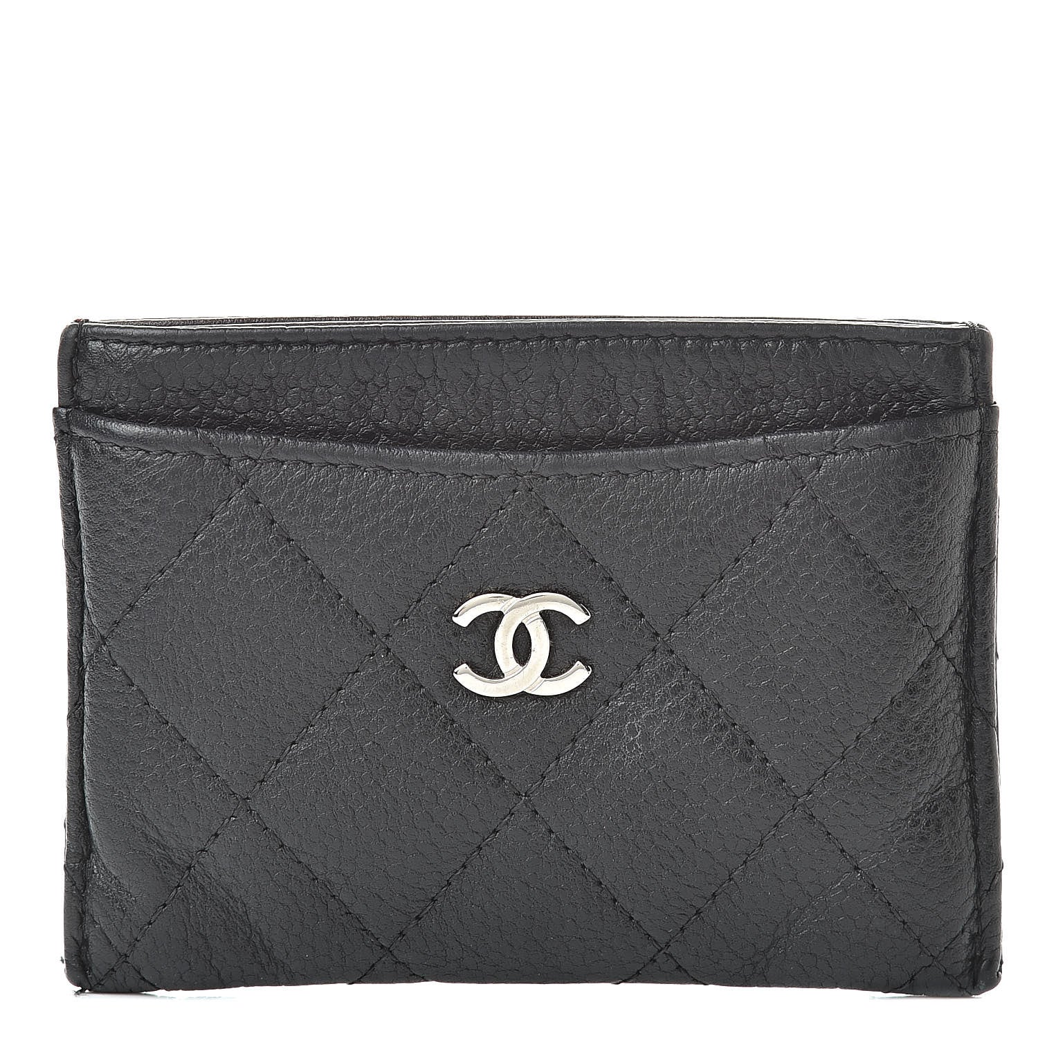 Chanel Caviar Quilted Card Holder Black 1 of 10