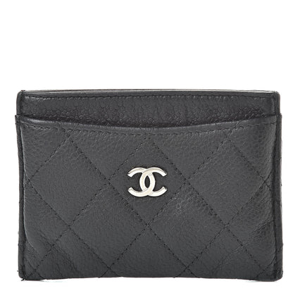 Chanel Caviar Quilted Card Holder Black 1 of 10