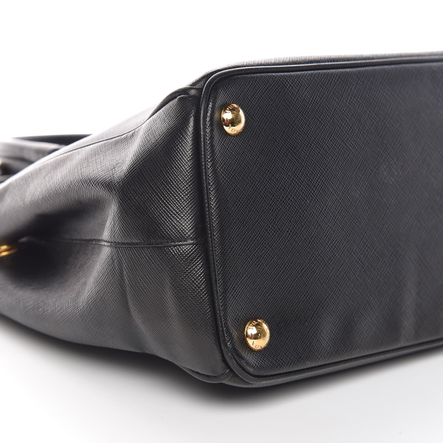 Prada Saffiano Small Galleria Double Zip Tote Black 6 of 13