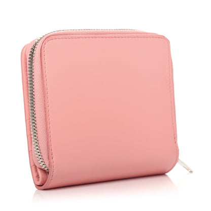 Balenciaga Goatskin Everyday Multi Zip Wallet Rose 3 of 9