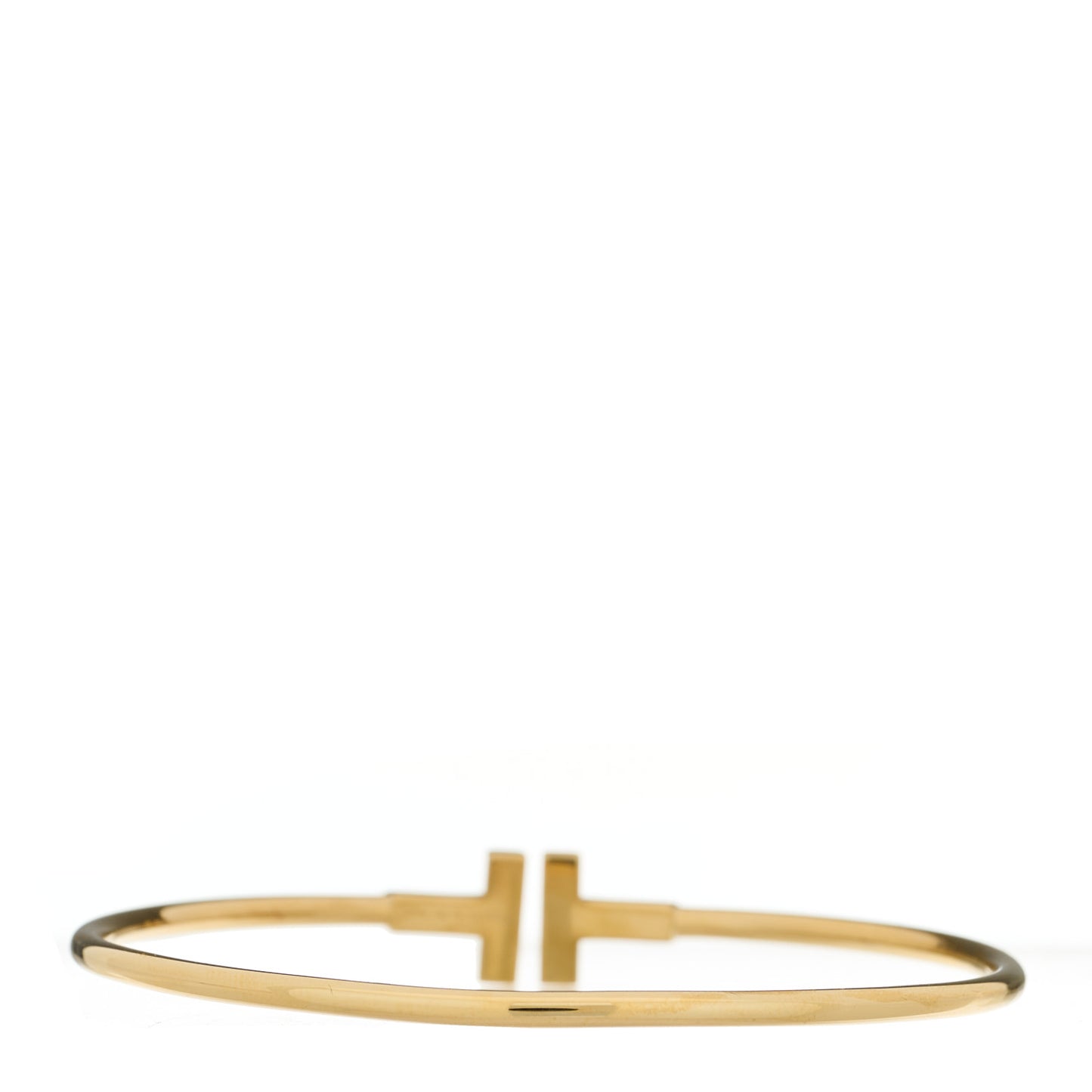 18K Yellow Gold T Wire Bracelet
