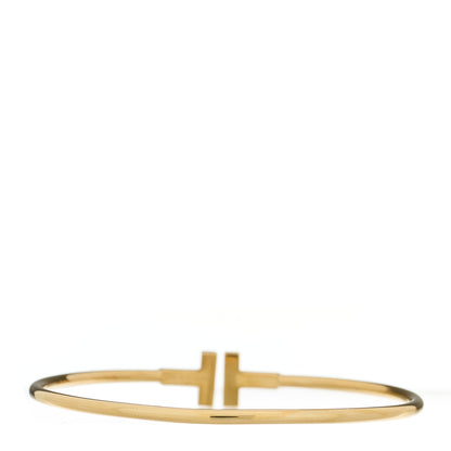 Tiffany 18K Yellow Gold T Wire Bracelet 2 of 4