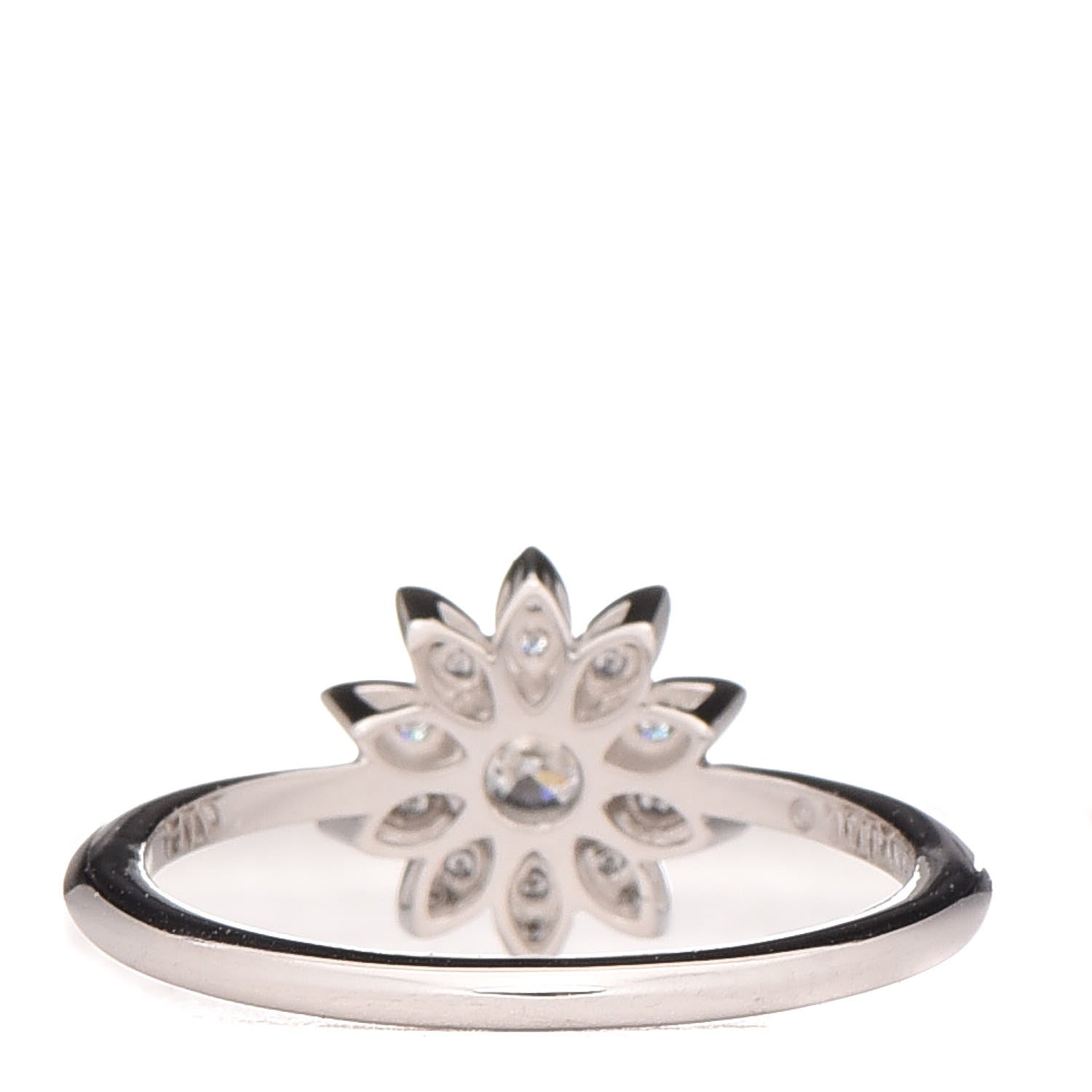 Tiffany Platinum Diamond Enchant Garden Flower Ring 50 5.5 3 of 4