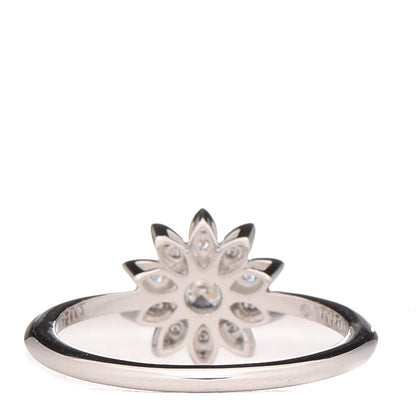 Tiffany Platinum Diamond Enchant Garden Flower Ring 50 5.5 3 of 4