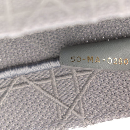 Christian Dior Canvas Embroidered Cannage Medium Book Tote Stone 7 of 10