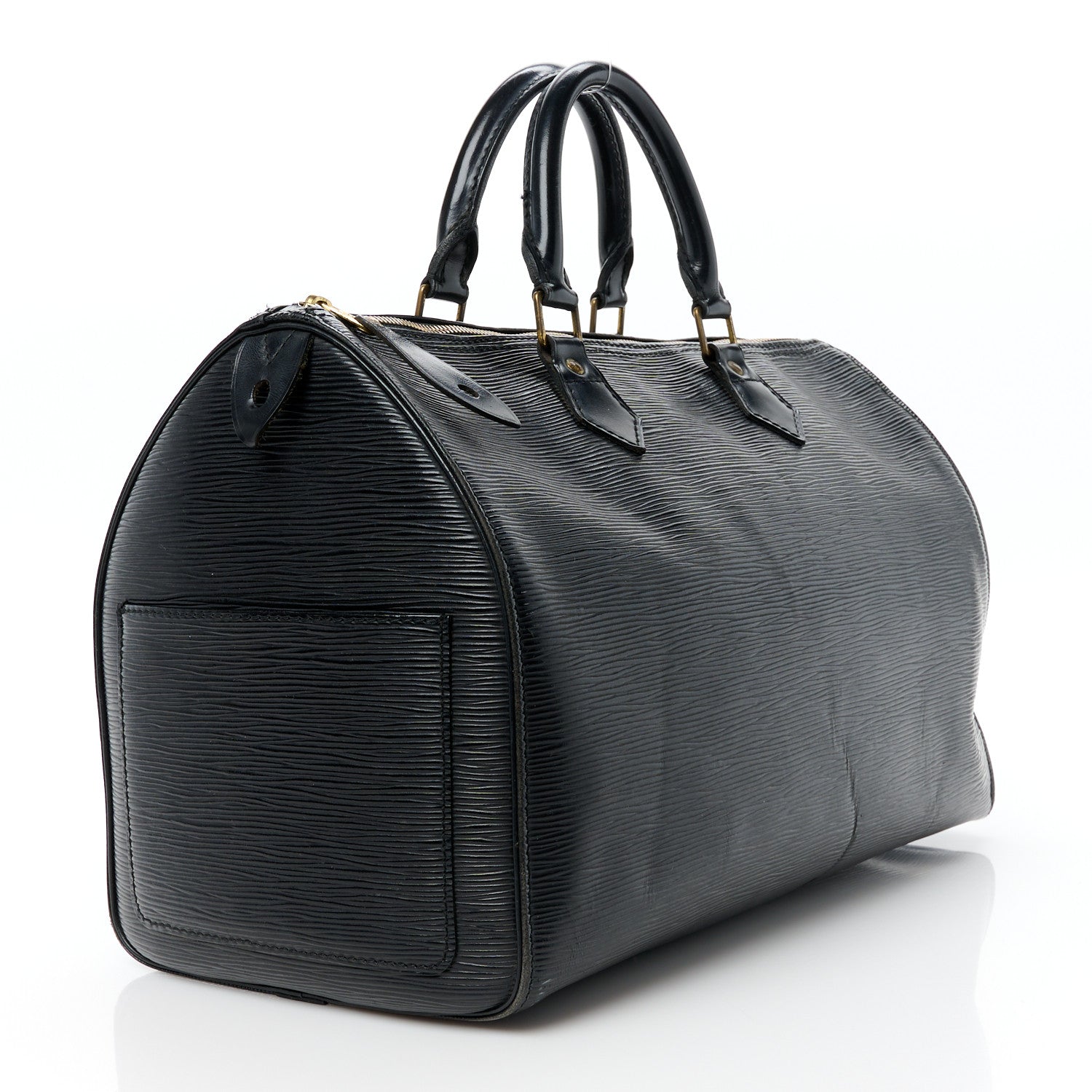 Louis Vuitton Epi Speedy 35 Black 3 of 16