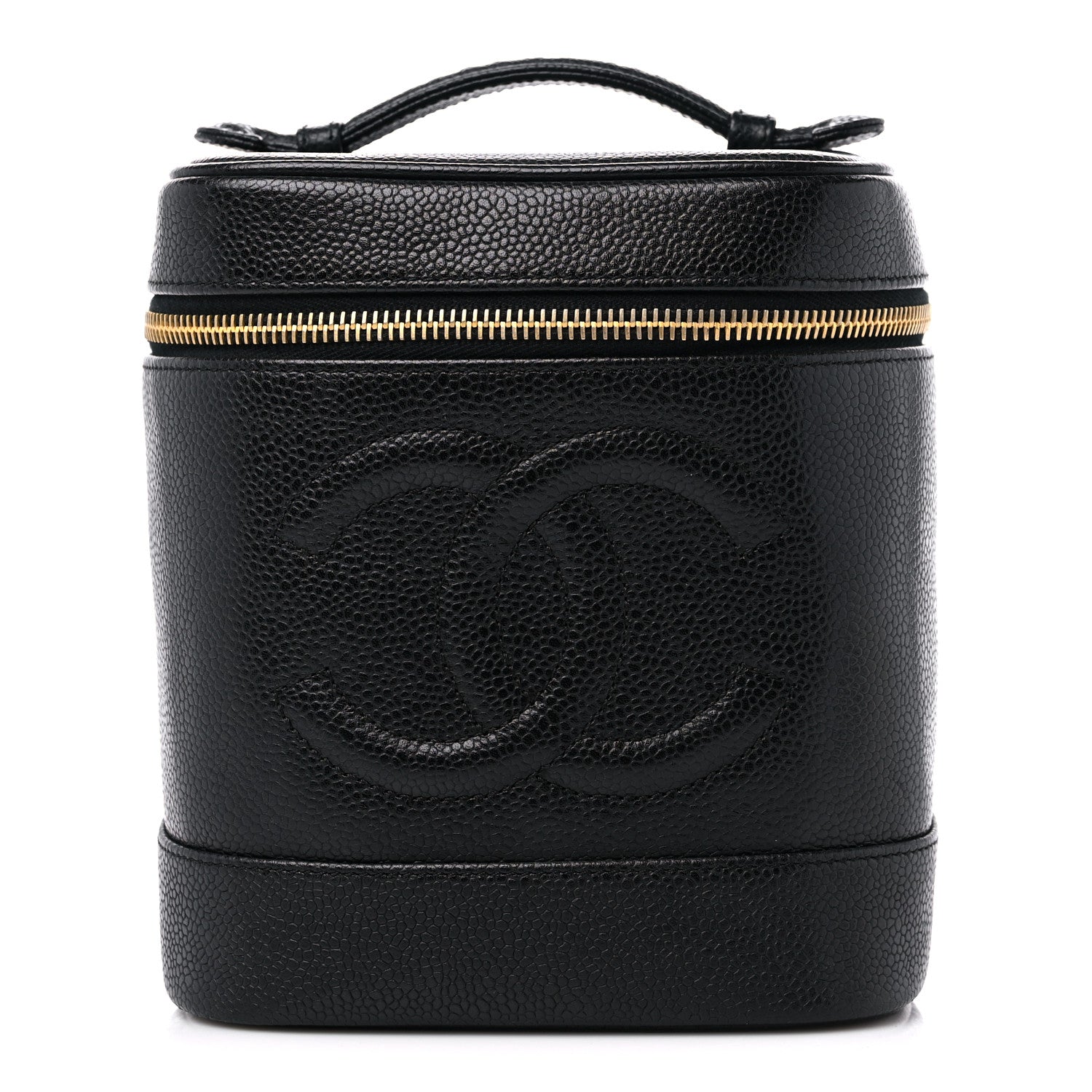 Chanel Caviar Vanity Cosmetic Case Black 1 of 14
