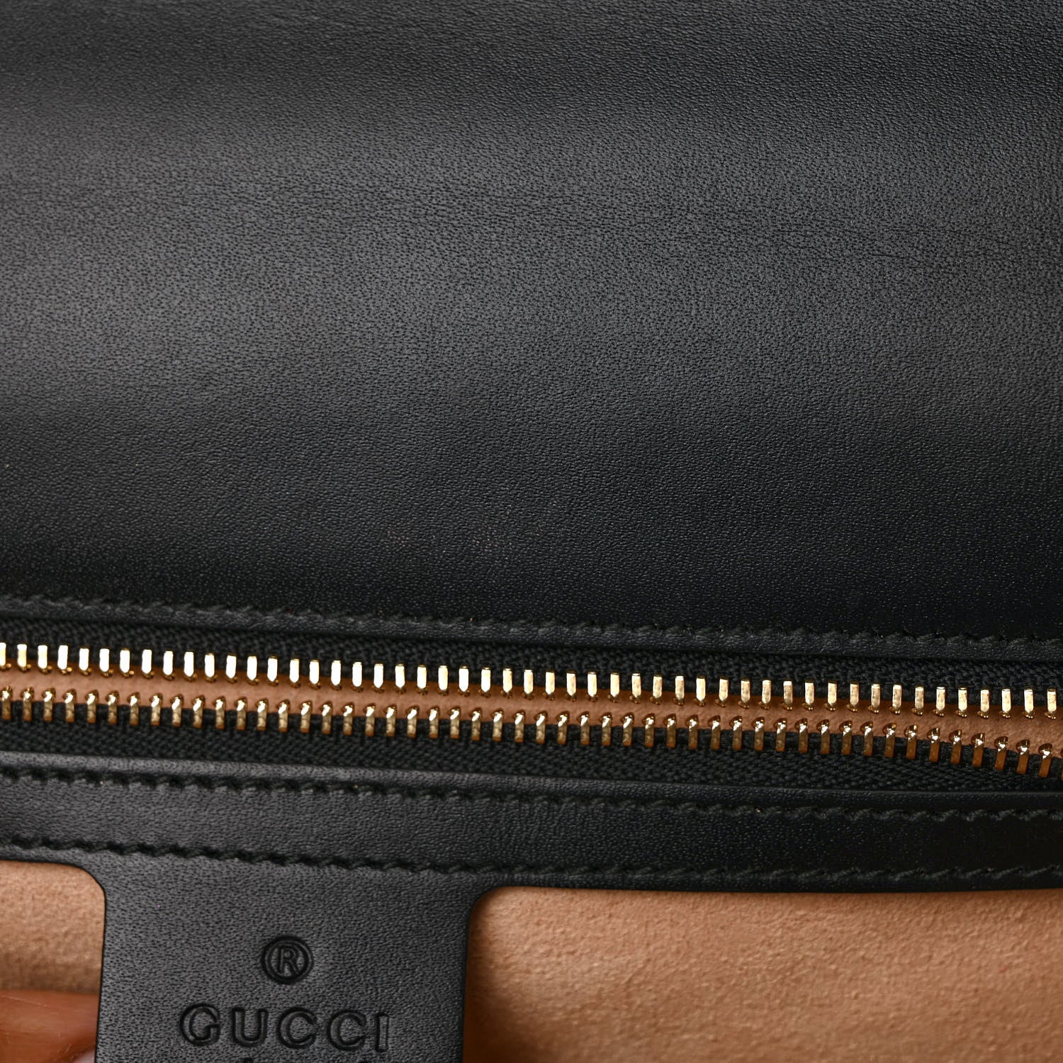 Gucci Guccissima Medium Padlock Shoulder Bag Black 7 of 10