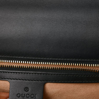 Gucci Guccissima Medium Padlock Shoulder Bag Black 7 of 10