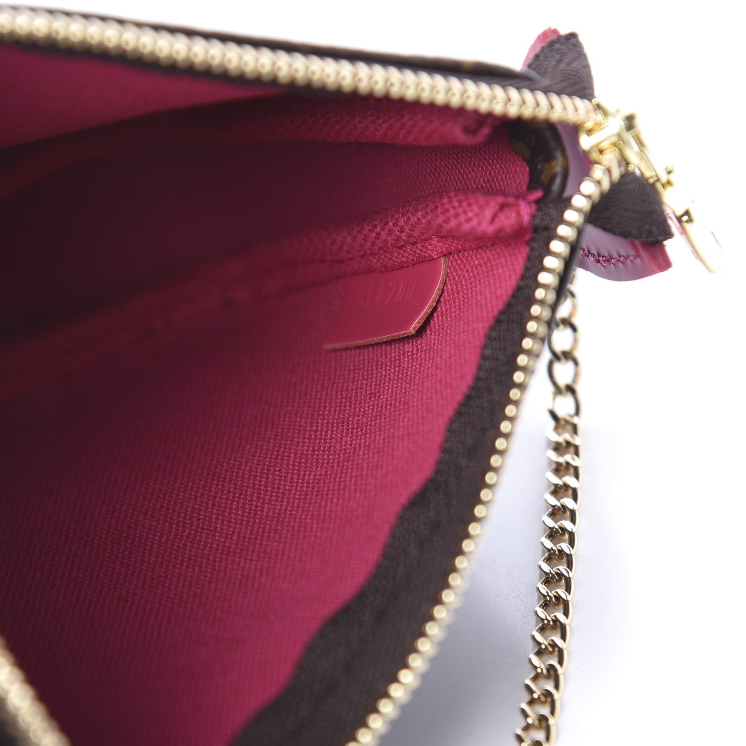 Louis Vuitton Monogram 2020 Christmas Animation Roller Coaster Mini Pochette Accessories Pivoine 6 of 8