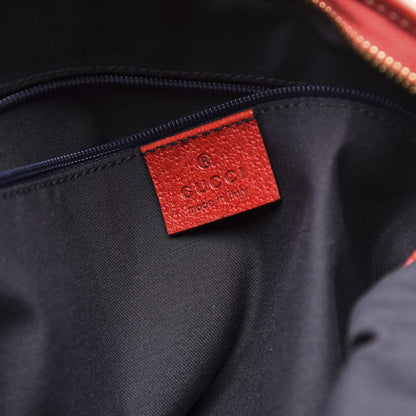 Gucci Monogram Abbey Messenger Bag Navy Red 5 of 9