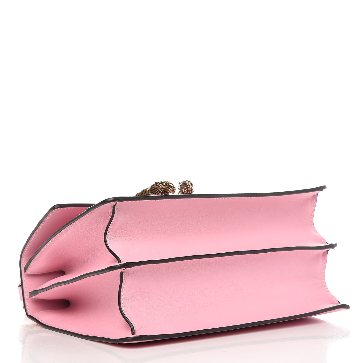 Gucci Moon Calfskin Web Medium Dionysus Bamboo Top Handle Bag Sugar Pink Blue Agata Hibiscus Red 4 of 7