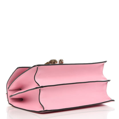 Gucci Moon Calfskin Web Medium Dionysus Bamboo Top Handle Bag Sugar Pink Blue Agata Hibiscus Red 4 of 7