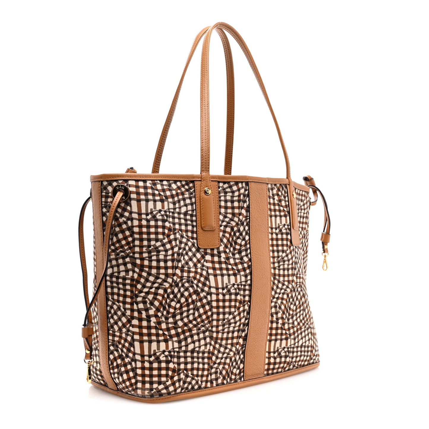 Visetos Medium Liz Reversible Shopper Tote Cognac