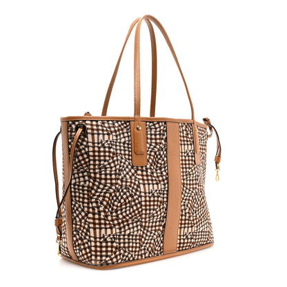 MCM Visetos Medium Liz Reversible Shopper Tote Cognac 6 of 18