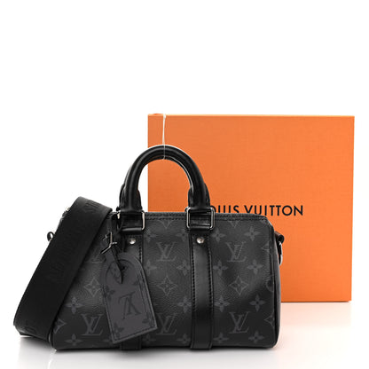 Louis Vuitton Reverse Monogram Eclipse Keepall XS Black 10 of 10