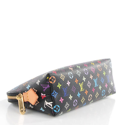 Louis Vuitton Monogram Multicolor Cosmetic Pouch Black Grenade 4 of 7
