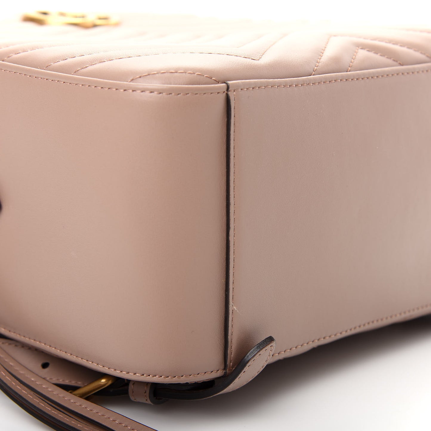 Calfskin Matelasse GG Marmont Dome Backpack Porcelain Rose