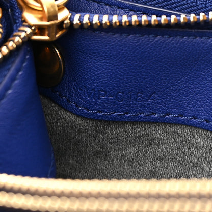 Celine Lambskin Small Trio Crossbody Bag Indigo 9 of 19
