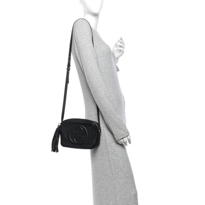 Gucci Pebbled Calfskin Small Soho Disco Bag Black 2 of 10