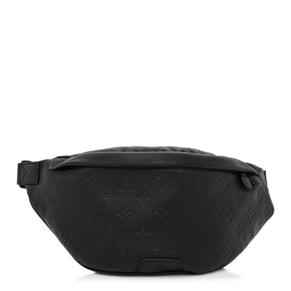 Louis Vuitton Calfskin Monogram Shadow Discovery Bumbag Black 1 of 11