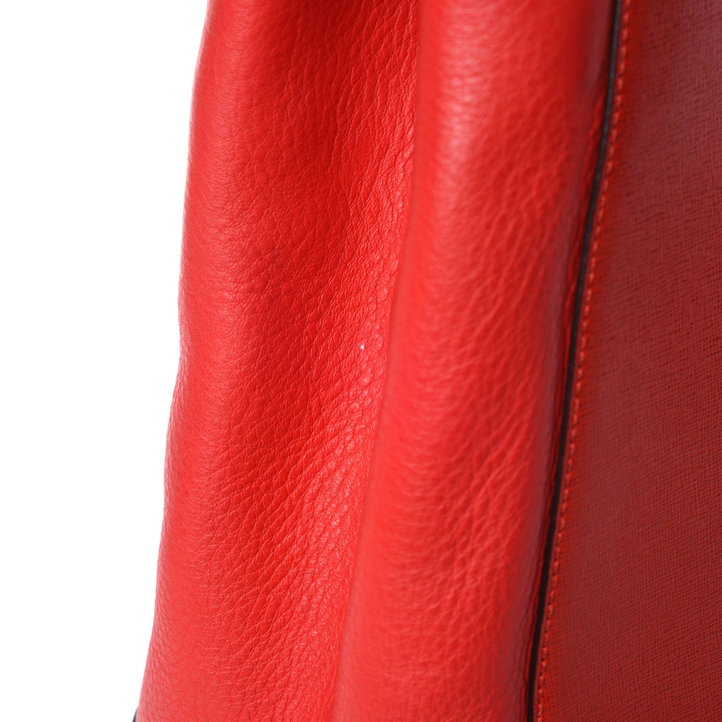 Vitello Elite Flamingo Regular 2Jours Tote Rosso Fiamma