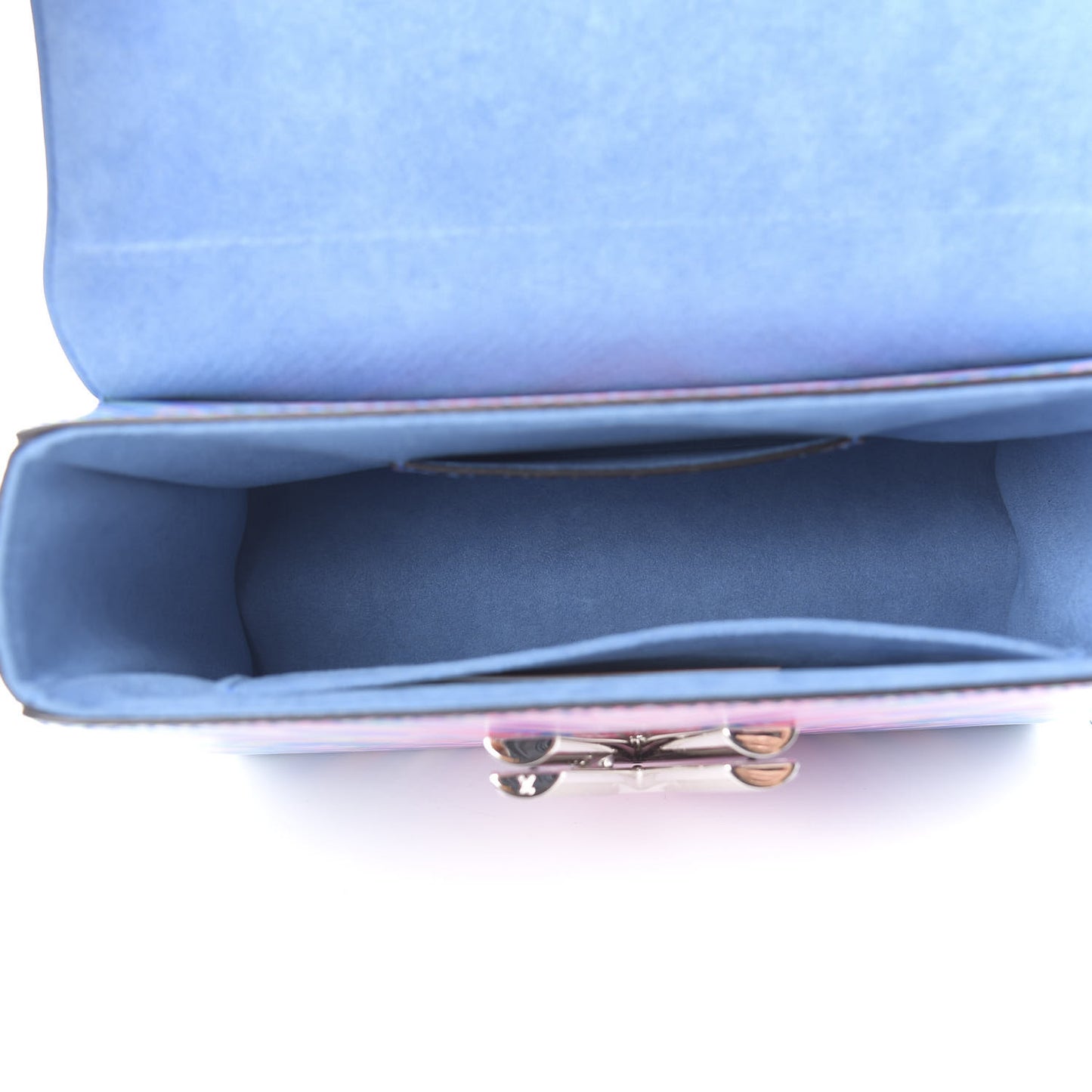 Epi Tropical Twist Shoulder Bag MM Blue Rose