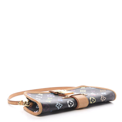 Louis Vuitton Monogram Multicolor Shirley Black 4 of 14