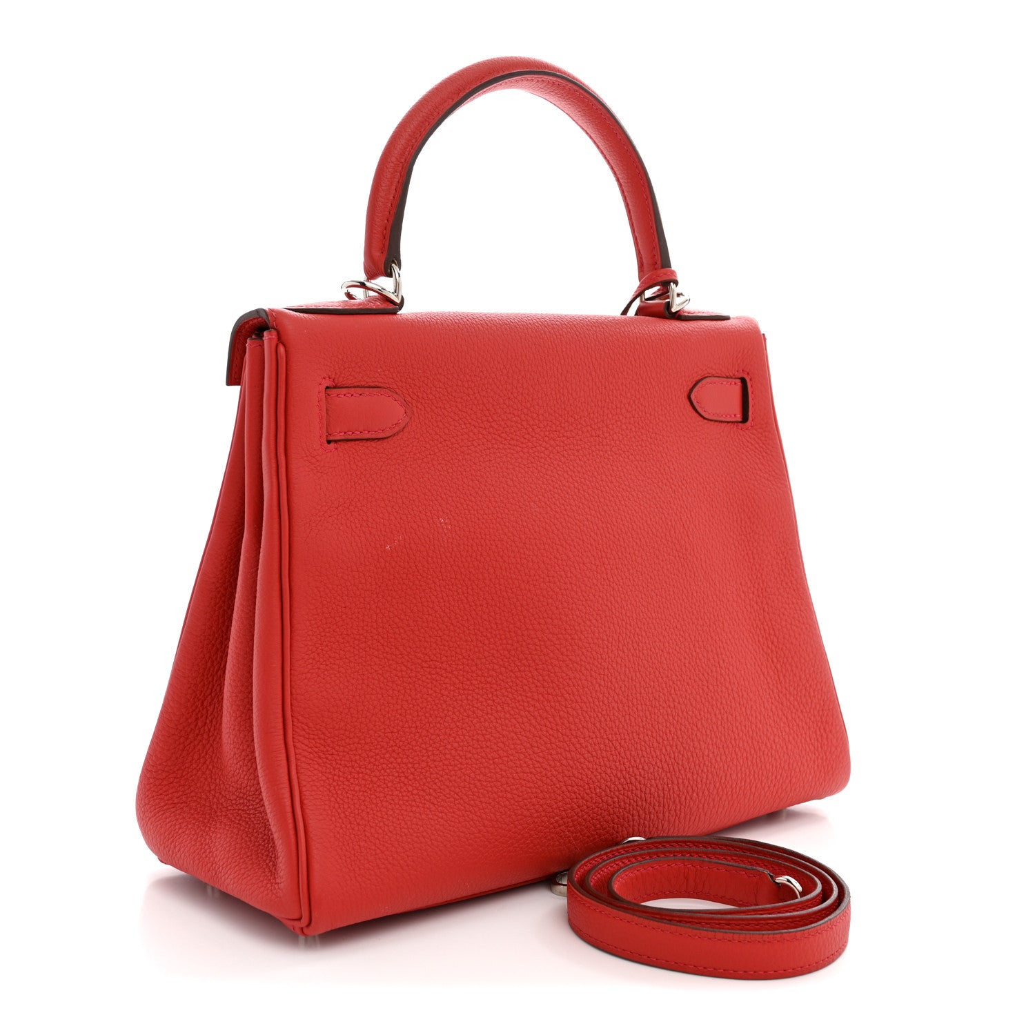 Hermes Togo Kelly Retourne 28 Rouge Casaque 3 of 11
