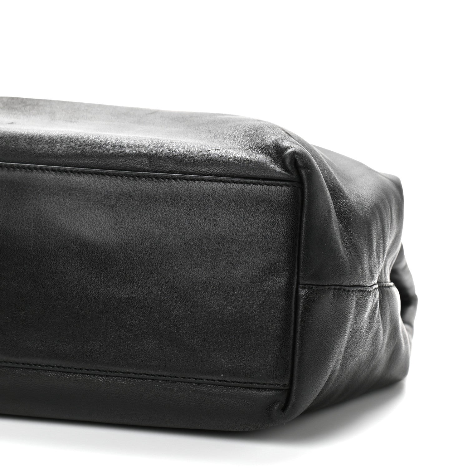 Prada Soft Calfskin Top Handle Tote Black 9 of 13