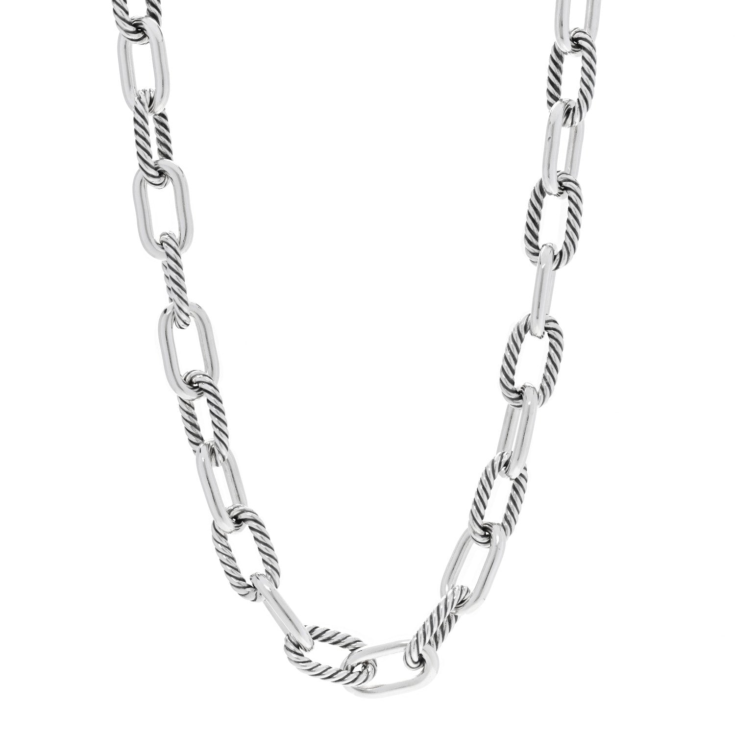 David Yurman Sterling Silver 11mm Madison Chain Necklace 20.5" 1 of 5
